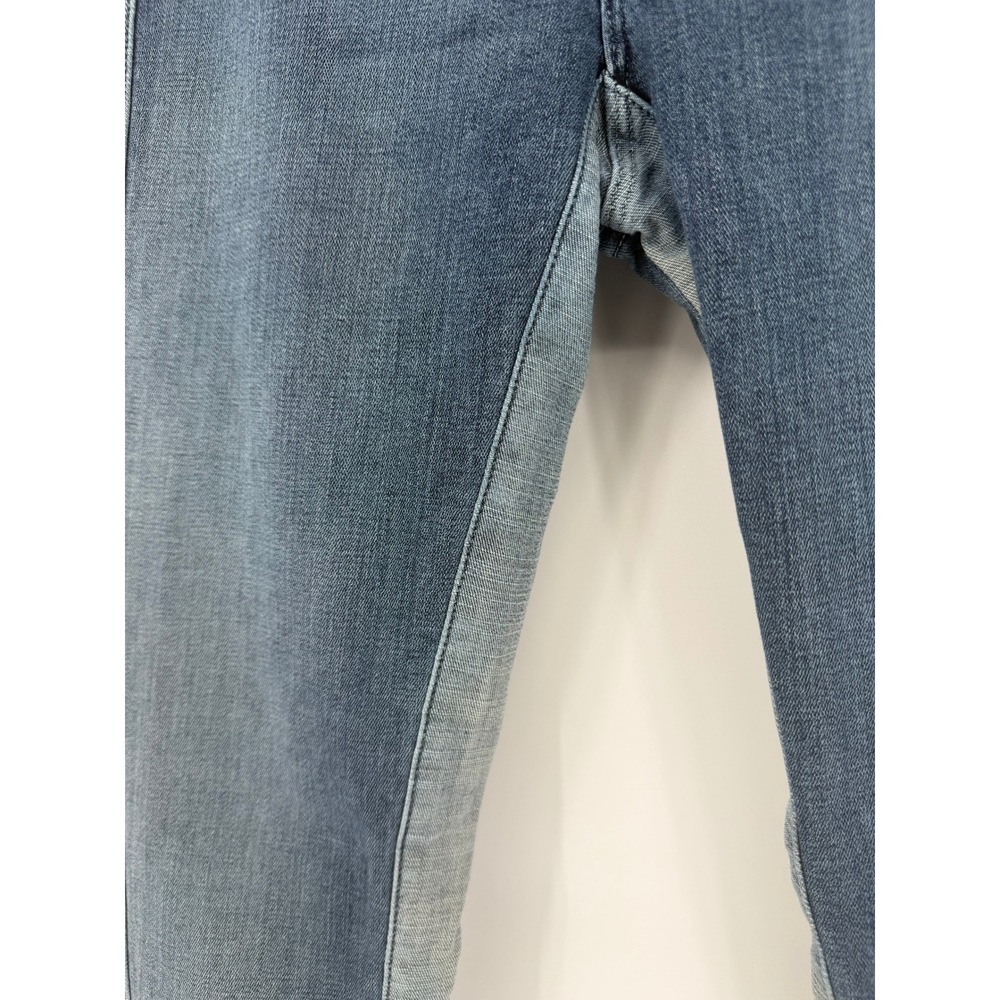 Good American Good Waist Skinny Jeans Blue Tuxedo Stripe GWCP103C Size 10/30 - Picture 7 of 13